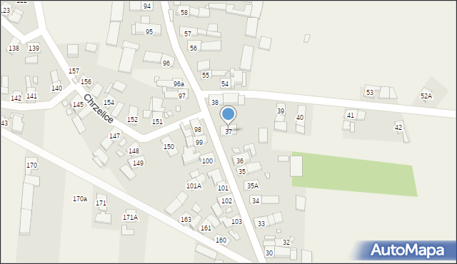 Chrzelice, Chrzelice, 37, mapa Chrzelice