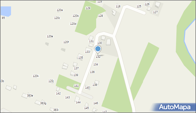 Chrztowo, Chrztowo, 132, mapa Chrztowo