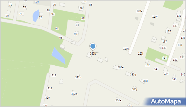 Chrztowo, Chrztowo, 383b, mapa Chrztowo