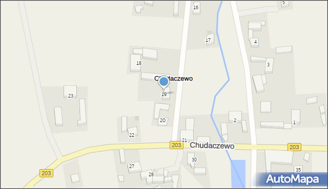 Chudaczewo, Chudaczewo, 19, mapa Chudaczewo