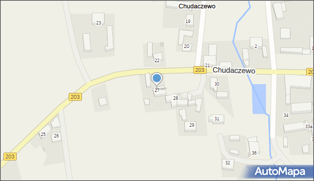 Chudaczewo, Chudaczewo, 27, mapa Chudaczewo