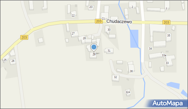 Chudaczewo, Chudaczewo, 29, mapa Chudaczewo