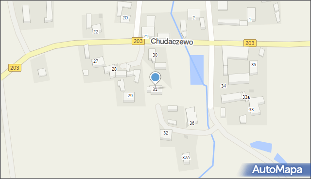 Chudaczewo, Chudaczewo, 31, mapa Chudaczewo
