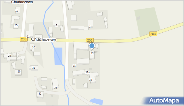 Chudaczewo, Chudaczewo, 35, mapa Chudaczewo