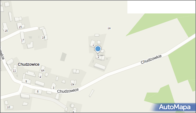 Chudzowice, Chudzowice, 2, mapa Chudzowice