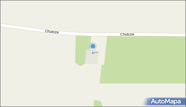 Chutcze, Chutcze, 90, mapa Chutcze