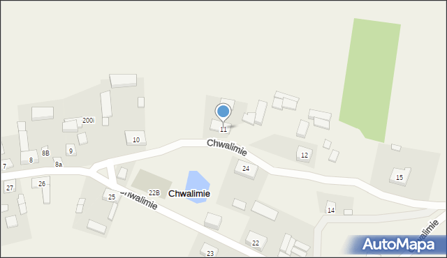 Chwalimie, Chwalimie, 11, mapa Chwalimie