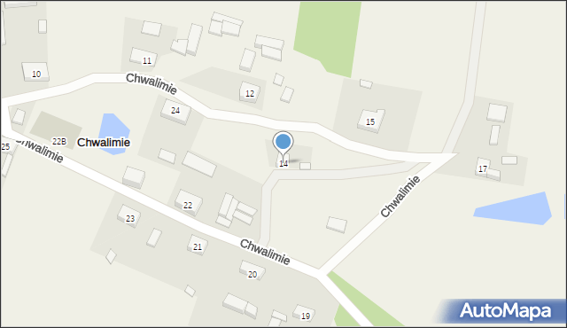 Chwalimie, Chwalimie, 14, mapa Chwalimie