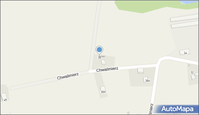 Chwalimierz, Chwalimierz, 35, mapa Chwalimierz