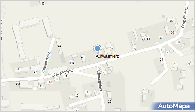 Chwalimierz, Chwalimierz, 42, mapa Chwalimierz