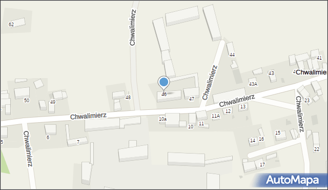 Chwalimierz, Chwalimierz, 46, mapa Chwalimierz