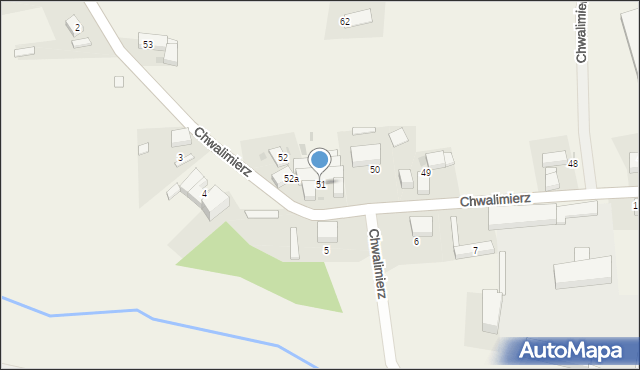 Chwalimierz, Chwalimierz, 51, mapa Chwalimierz