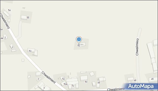 Chwalimierz, Chwalimierz, 62, mapa Chwalimierz