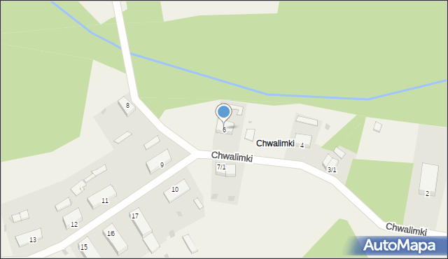 Chwalimki, Chwalimki, 6, mapa Chwalimki