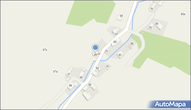 Chwalisław, Chwalisław, 93, mapa Chwalisław