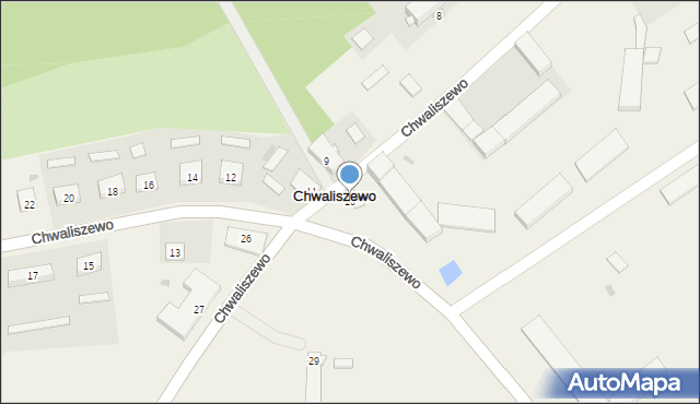 Chwaliszewo, Chwaliszewo, 10, mapa Chwaliszewo