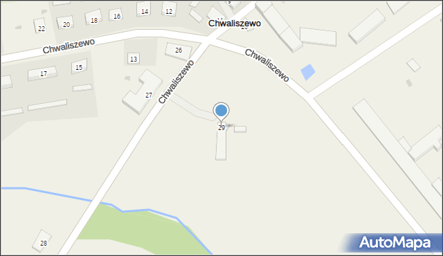 Chwaliszewo, Chwaliszewo, 29, mapa Chwaliszewo