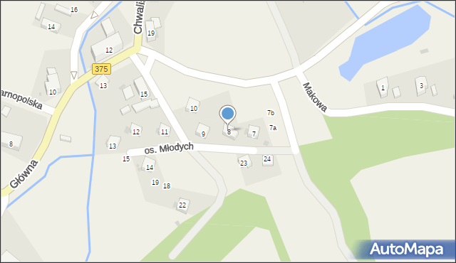 Chwaliszów, Chwaliszów, 8, mapa Chwaliszów