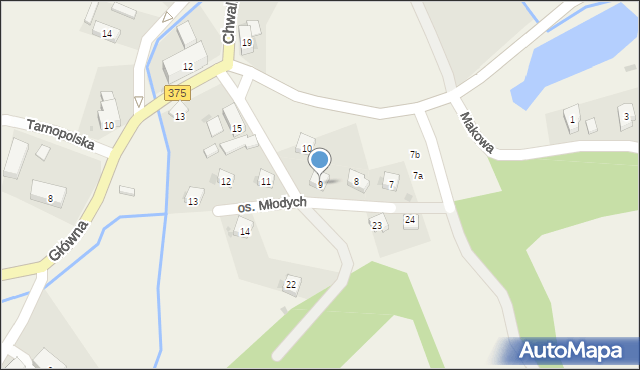 Chwaliszów, Chwaliszów, 9, mapa Chwaliszów