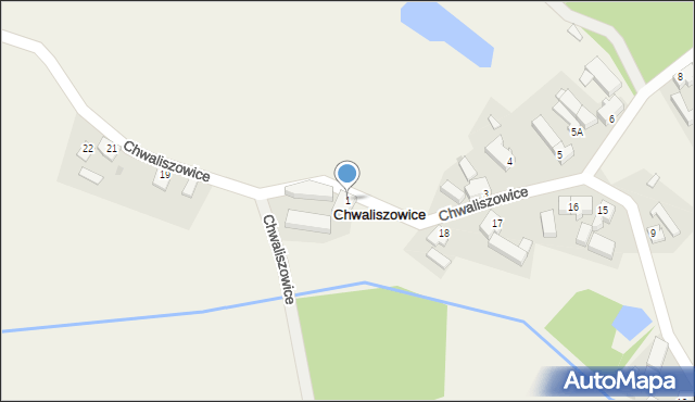 Chwaliszowice, Chwaliszowice, 1, mapa Chwaliszowice