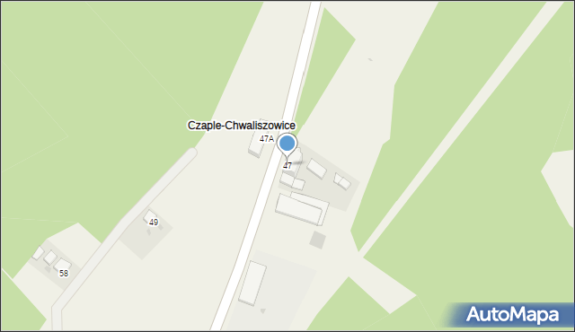 Chwaliszowice, Chwaliszowice, 47, mapa Chwaliszowice