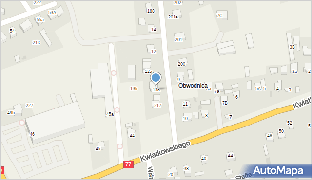 Chwałki, Chwałki, 13a, mapa Chwałki