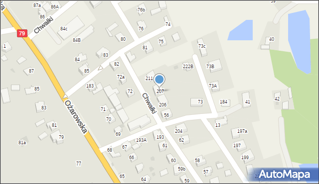Chwałki, Chwałki, 207, mapa Chwałki