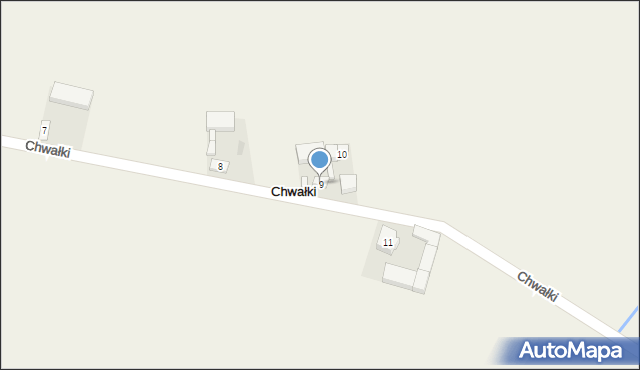 Chwałki, Chwałki, 9, mapa Chwałki