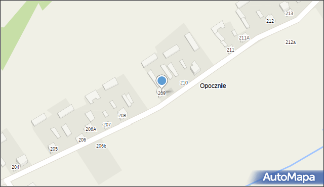 Chwałowice, Chwałowice, 209, mapa Chwałowice