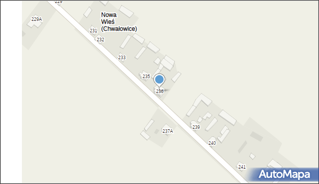 Chwałowice, Chwałowice, 236, mapa Chwałowice