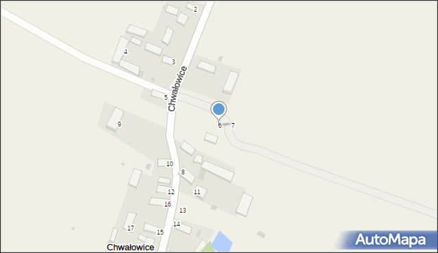 Chwałowice, Chwałowice, 6, mapa Chwałowice