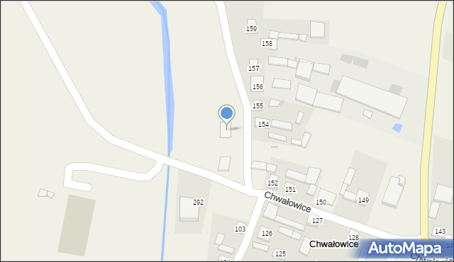 Chwałowice, Chwałowice, 127, mapa Chwałowice