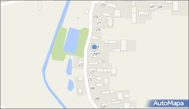 Chwałowice, Chwałowice, 174, mapa Chwałowice