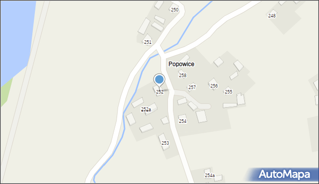 Chwałowice, Chwałowice, 252, mapa Chwałowice