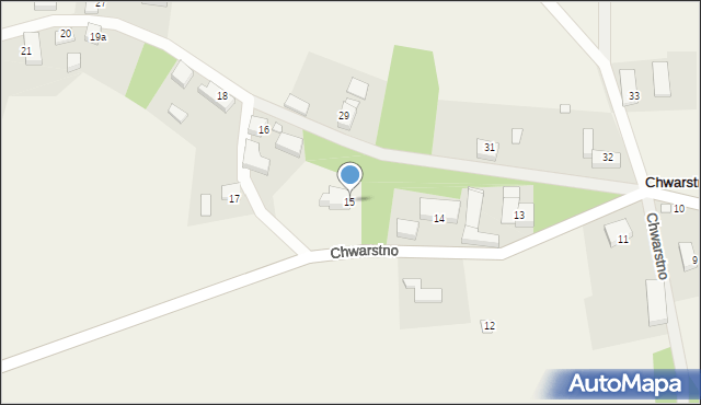 Chwarstno, Chwarstno, 15, mapa Chwarstno