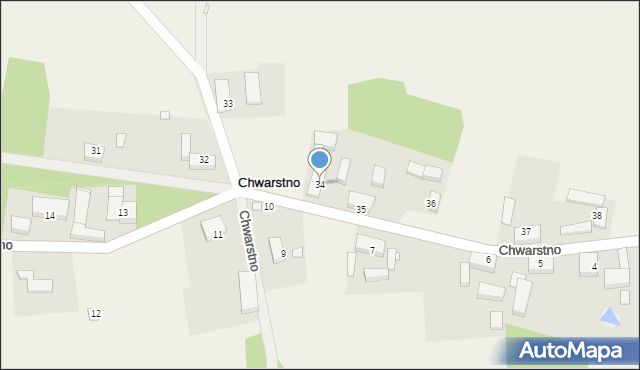 Chwarstno, Chwarstno, 34, mapa Chwarstno