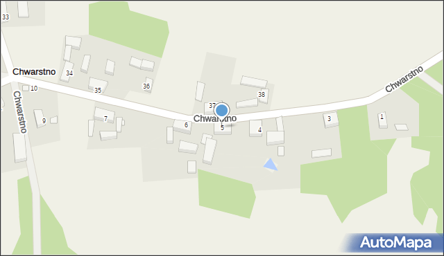 Chwarstno, Chwarstno, 5, mapa Chwarstno