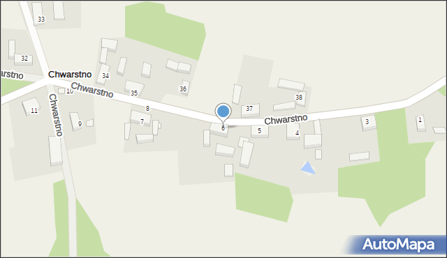 Chwarstno, Chwarstno, 6, mapa Chwarstno