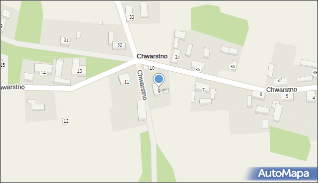 Chwarstno, Chwarstno, 9, mapa Chwarstno