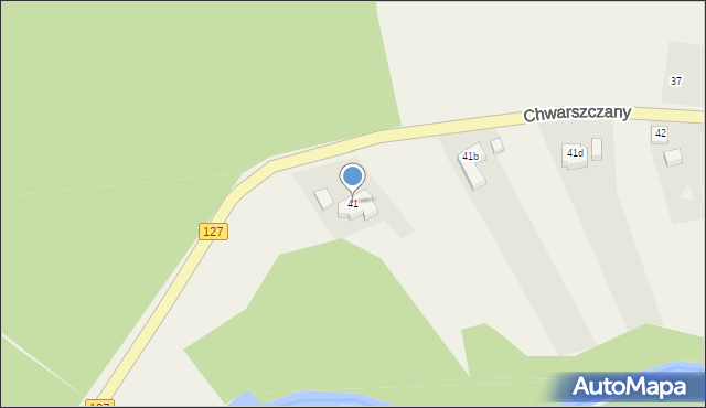 Chwarszczany, Chwarszczany, 41, mapa Chwarszczany