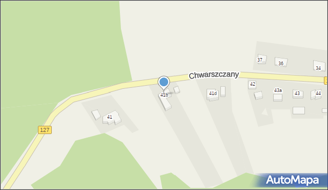 Chwarszczany, Chwarszczany, 41b, mapa Chwarszczany