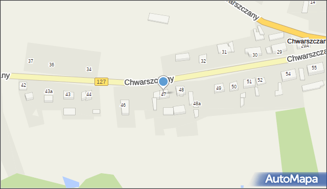 Chwarszczany, Chwarszczany, 47, mapa Chwarszczany