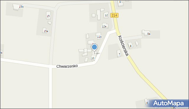 Chwarzenko, Chwarzenko, 11, mapa Chwarzenko