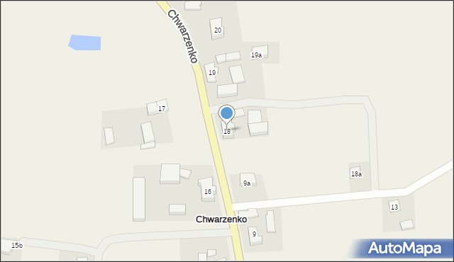 Chwarzenko, Chwarzenko, 18, mapa Chwarzenko