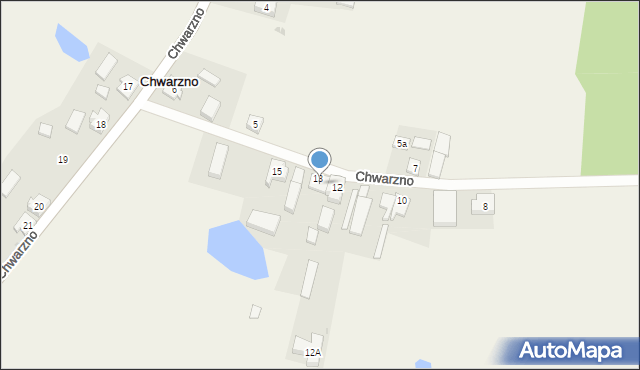 Chwarzno, Chwarzno, 14, mapa Chwarzno