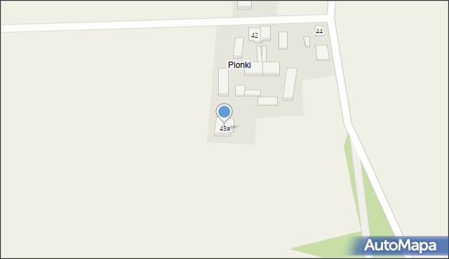 Chwarzno, Chwarzno, 43a, mapa Chwarzno