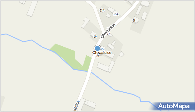 Chwaścice, Chwaścice, 15, mapa Chwaścice