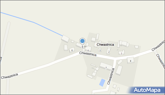 Chwastnica, Chwastnica, 5, mapa Chwastnica