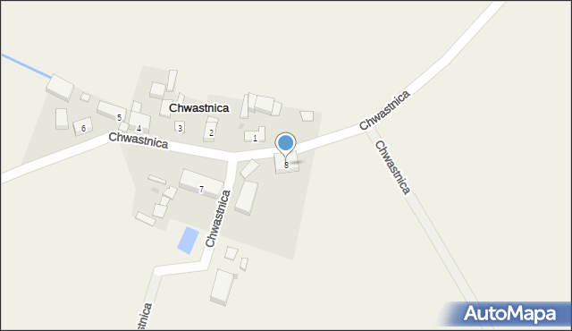 Chwastnica, Chwastnica, 8, mapa Chwastnica