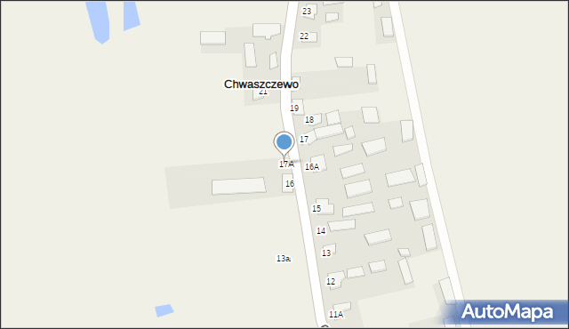 Chwaszczewo, Chwaszczewo, 17A, mapa Chwaszczewo